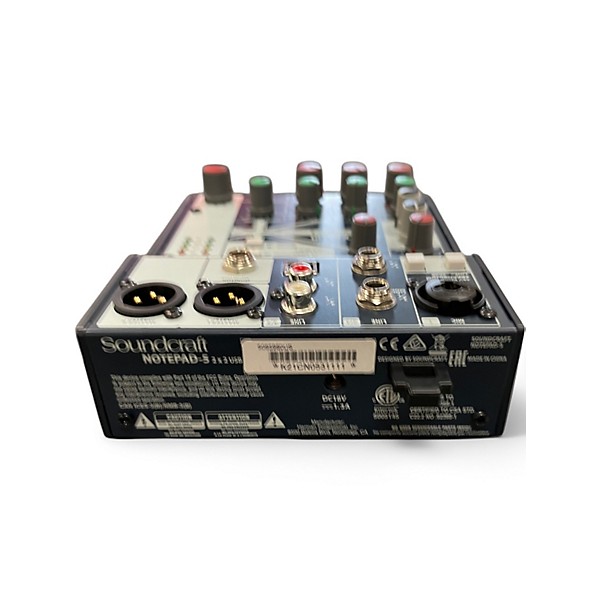Used Soundcraft Notepad-5 Unpowered Mixer