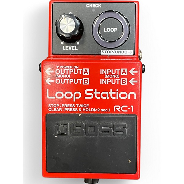 Used BOSS RC1 Loop Station Pedal