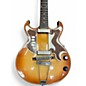 Vintage 1966 EKO Florentine Sunburst Solid Body Electric Guitar