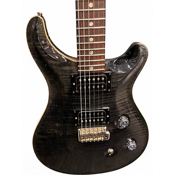 Used PRS Custom 24 Tremolo Charcoal Burst Solid Body Electric Guitar