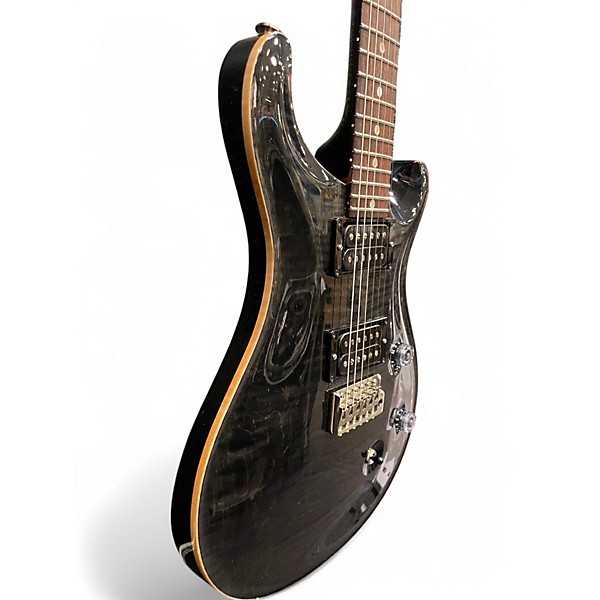 Used PRS Custom 24 Tremolo Charcoal Burst Solid Body Electric Guitar