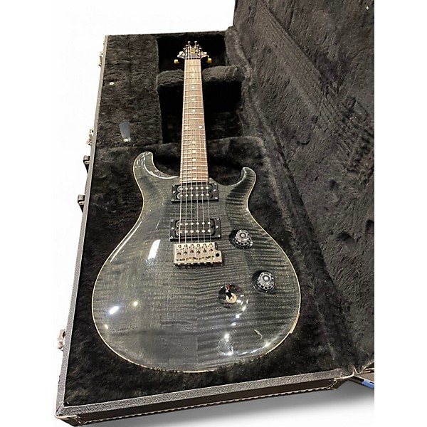 Used PRS Custom 24 Tremolo Charcoal Burst Solid Body Electric Guitar