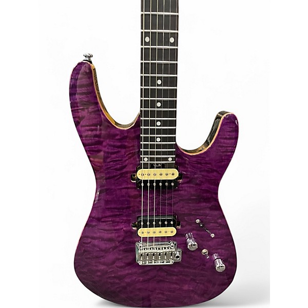 Used Swing Modern Player Purple Solid Body Electric Guitar