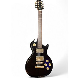Used Galveston single cut acryllic  translucent purple Solid Body Electric Guitar