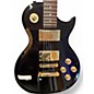 Used Galveston single cut acryllic  translucent purple Solid Body Electric Guitar