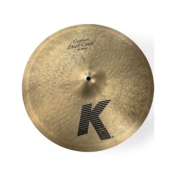Used Zildjian 16in K Custom Dark Crash Cymbal