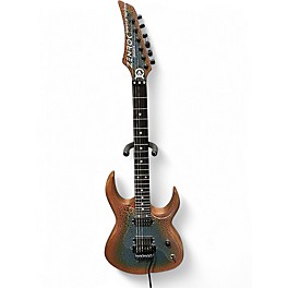 Used Zenrok By Siggi Braun Phoenix CRAKL Orange Crackle Solid Body Electric Guitar