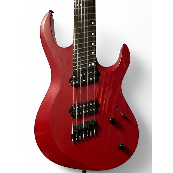 Used Kiesel Aries 7 Red Ash Solid Body Electric Guitar
