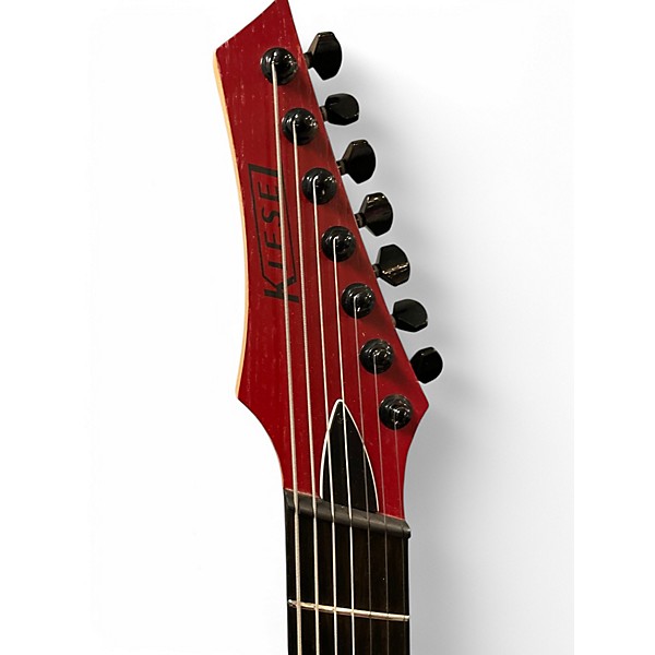 Used Kiesel Aries 7 Red Ash Solid Body Electric Guitar
