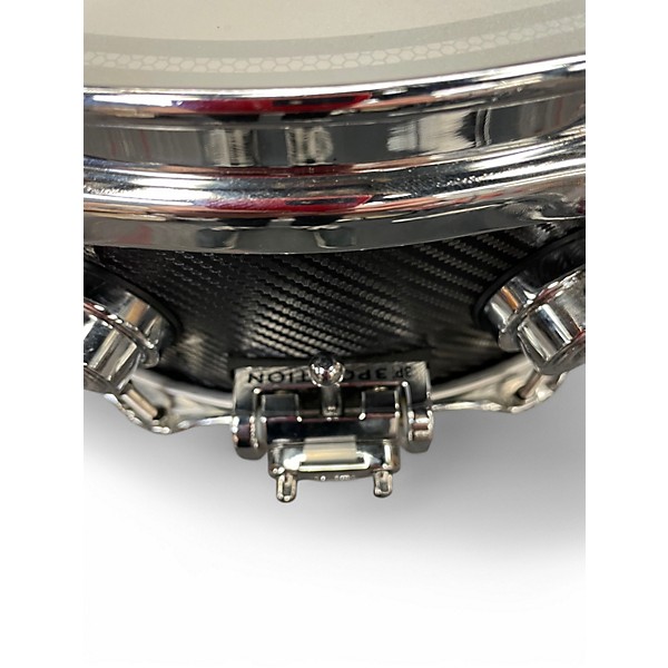 Used DW 6.5X14 Collector's Series Aluminum Snare Carbon Fiber Wrap Drum