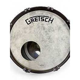 Used Gretsch Drums 4 Piece USA CUSTOM WALNUT Satin Red Drum Kit