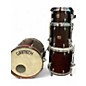 Used Gretsch Drums 4 Piece USA CUSTOM WALNUT Satin Red Drum Kit