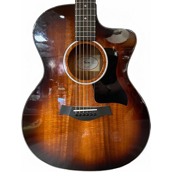 Used Taylor 224CEKDLX Natural Acoustic Electric Guitar