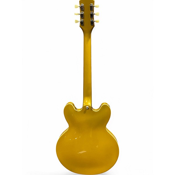 Used Epiphone ES355 Metallic Gold Hollow Body Electric Guitar