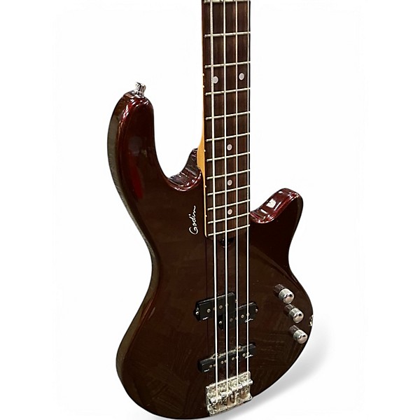 Used Godin FREEWAY 4  Maroon Electric Bass Guitar
