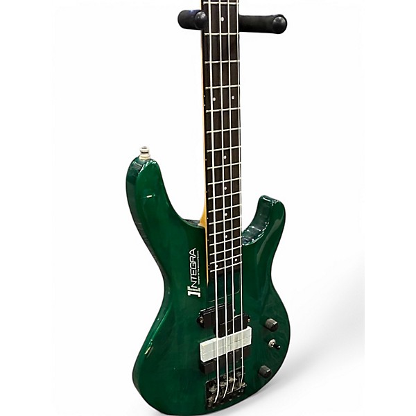 Used Aria INTEGRA Green Electric Bass Guitar
