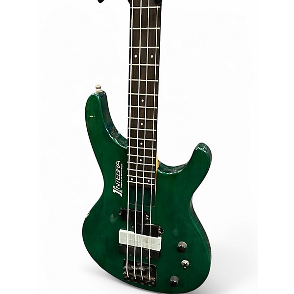 Used Aria INTEGRA Green Electric Bass Guitar
