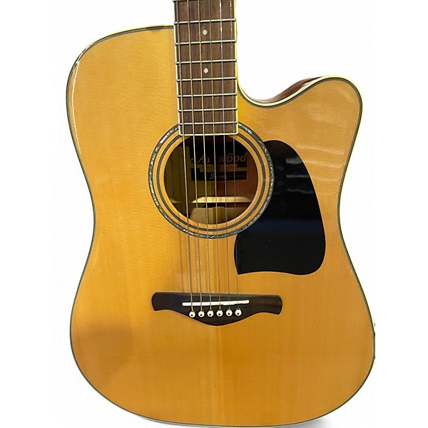 Used Ibanez AW300ECE Natural Acoustic Electric Guitar