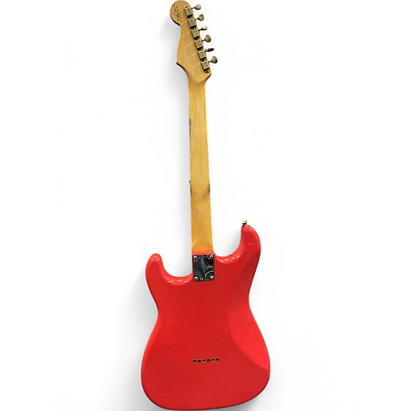 Used 2022 Fender 1960 JOURNEYMAN STRATOCASTER Fiesta Red Solid Body Electric Guitar
