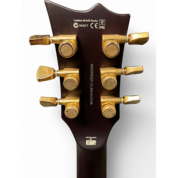 Used ESP LTD EC1000T CTM Black Cherry Solid Body Electric Guitar