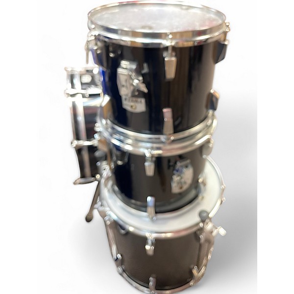Used TAMA 4 Piece Rockstar Black Drum Kit