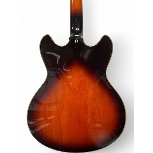 Used Ibanez AS80 Vintage Sunburst Hollow Body Electric Guitar