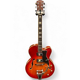 Used Galveston es 135 Candy Red Burst Baritone Guitars