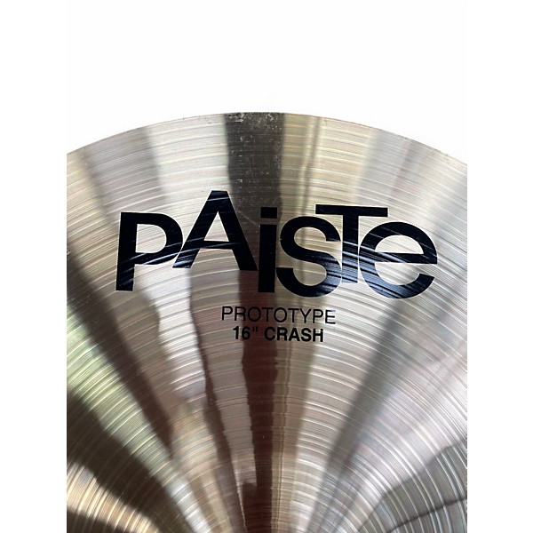 Used Paiste 16in PROTOTYPE CRASH Cymbal