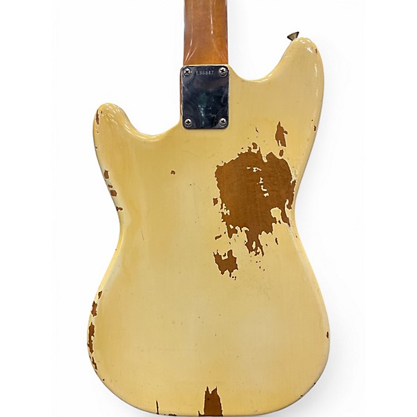 Vintage 1964 Fender Duo Sonic II White Solid Body Electric Guitar