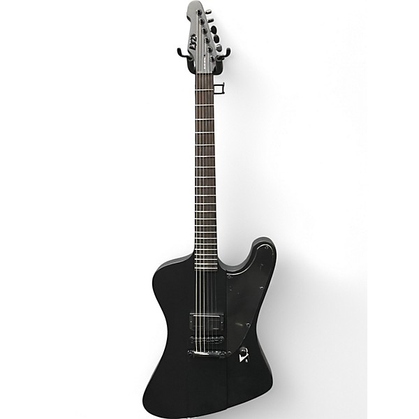 Used Esp Ltd phoenix black metal matte black Solid Body Electric Guitar