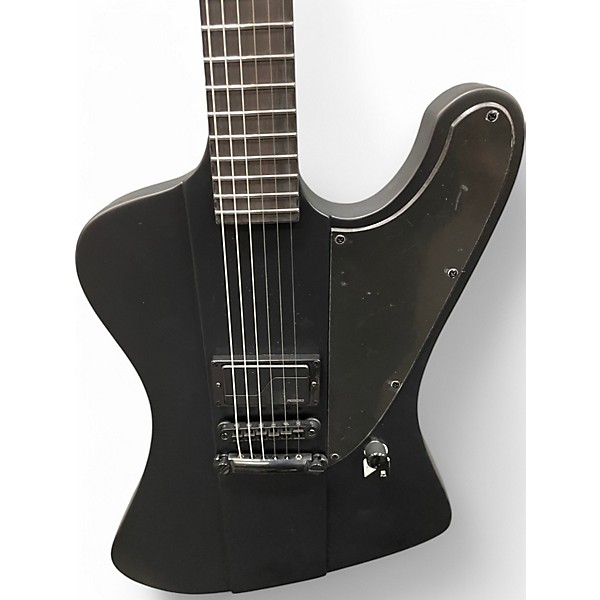 Used Esp Ltd phoenix black metal matte black Solid Body Electric Guitar