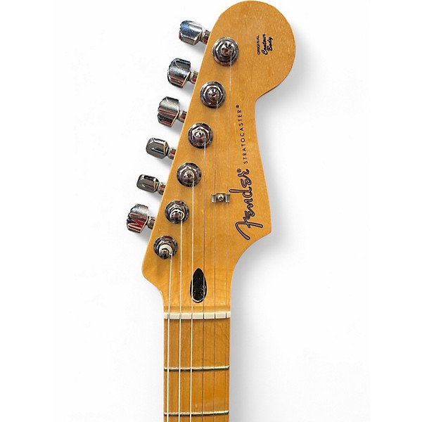 Used Fender Player Stratocaster Black Solid Body Electric Guitar