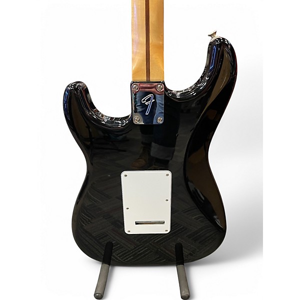 Used Fender Player Stratocaster Black Solid Body Electric Guitar