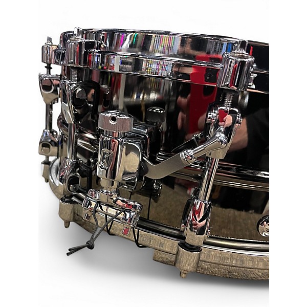Used TAMA 6X14 Starphonic Snare STEEL Chrome Silver Drum