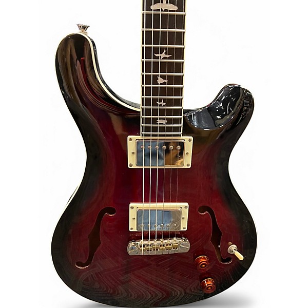 Used PRS SE Hollowbody Red burst Hollow Body Electric Guitar