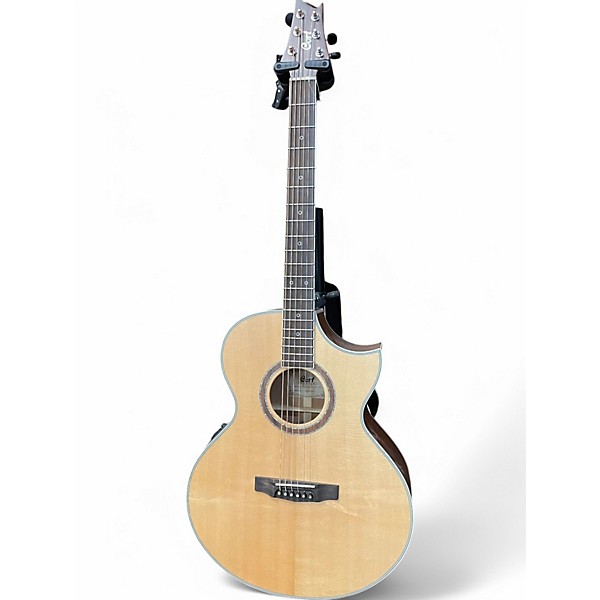 Used Cort Ndx baritone Natural Acoustic Electric Guitar