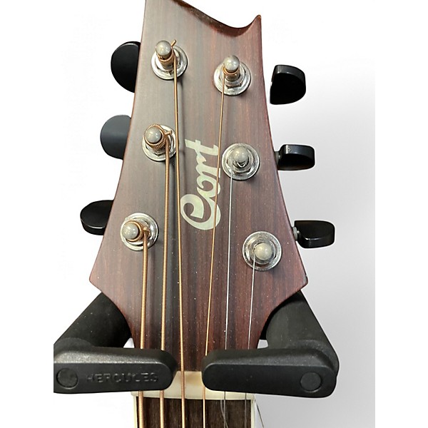 Used Cort Ndx baritone Natural Acoustic Electric Guitar