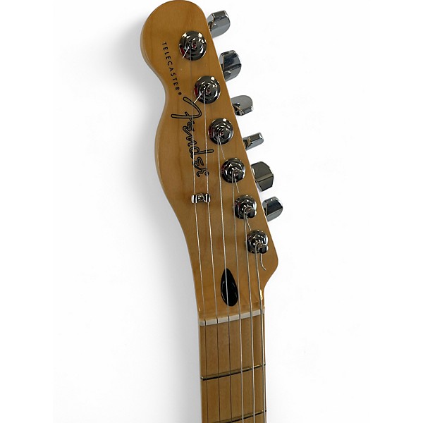 Used Fender Player Telecaster Left Handed 3 Tone Sunburst Solid Body Electric Guitar