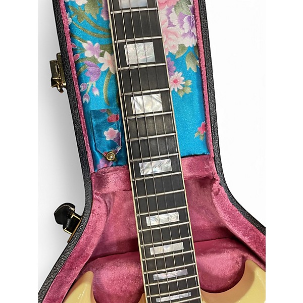 Used 2020 Gibson CUSTOM JIMI HENDRIX 1967 SG Polar White Solid Body Electric Guitar