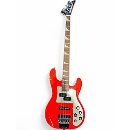 Used Jackson CBXNT DX IV Orange Electric Bass Guitar