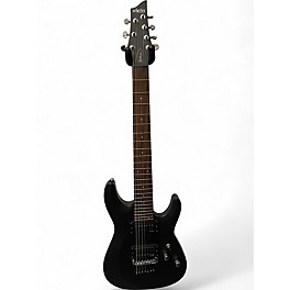 Used Schecter Guitar Research C7  Black Solid Body Electric Guitar