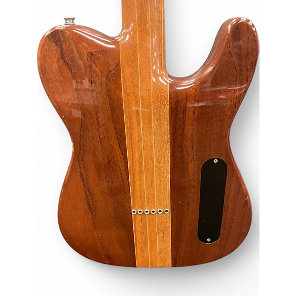 Used Raven West Guitars t style neck through Natural Solid Body Electric Guitar