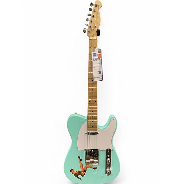 Used J. Robert Telecaster Light turquoise Solid Body Electric Guitar