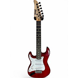 Used Lyx Pro LH Stratocaster Red Electric Guitar