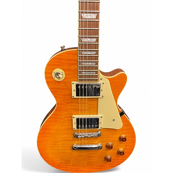 Used Agile AL2000 Trans Amber Solid Body Electric Guitar