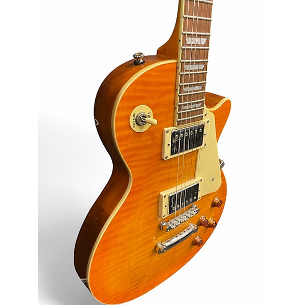 Used Agile AL2000 Trans Amber Solid Body Electric Guitar