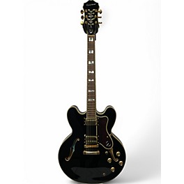 Used Epiphone Sheraton II Pro Black Hollow Body Electric Guitar