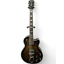 Used Guild Aristocrat HH Trans Black Burst Solid Body Electric Guitar