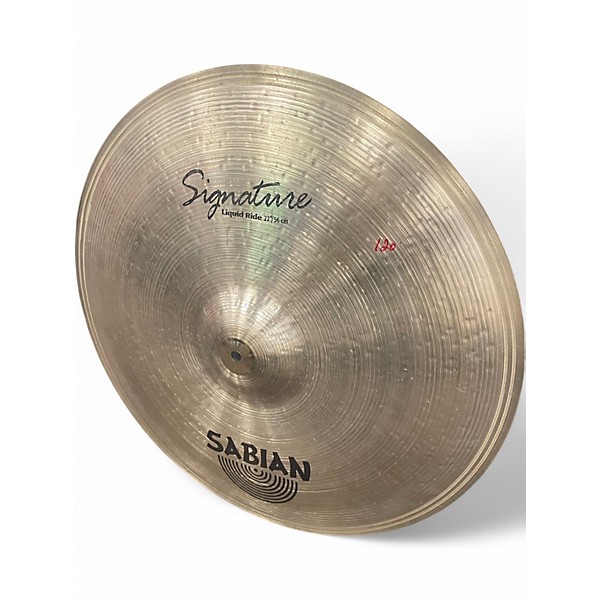 Used SABIAN 22in CHESTER THOMPSON SIGNATURE LIQUID RIDE Cymbal