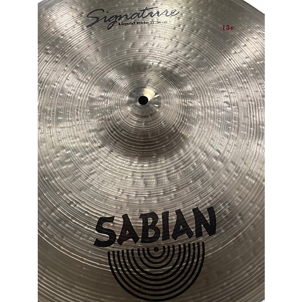 Used SABIAN 22in CHESTER THOMPSON SIGNATURE LIQUID RIDE Cymbal
